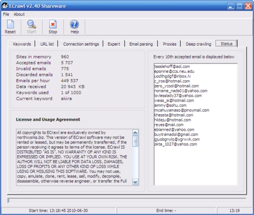 Product picture ECrawl the best Email harvster
